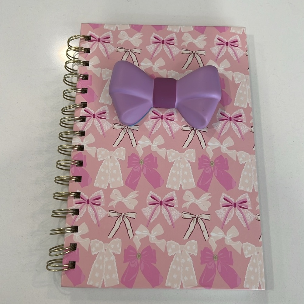 🎀Cute.🎀 BOW NOTEBOOK🎀 - Picture 11 of 16